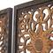 Set of 2 Brown Wood Traditional Wall Decor, 48" x 16"